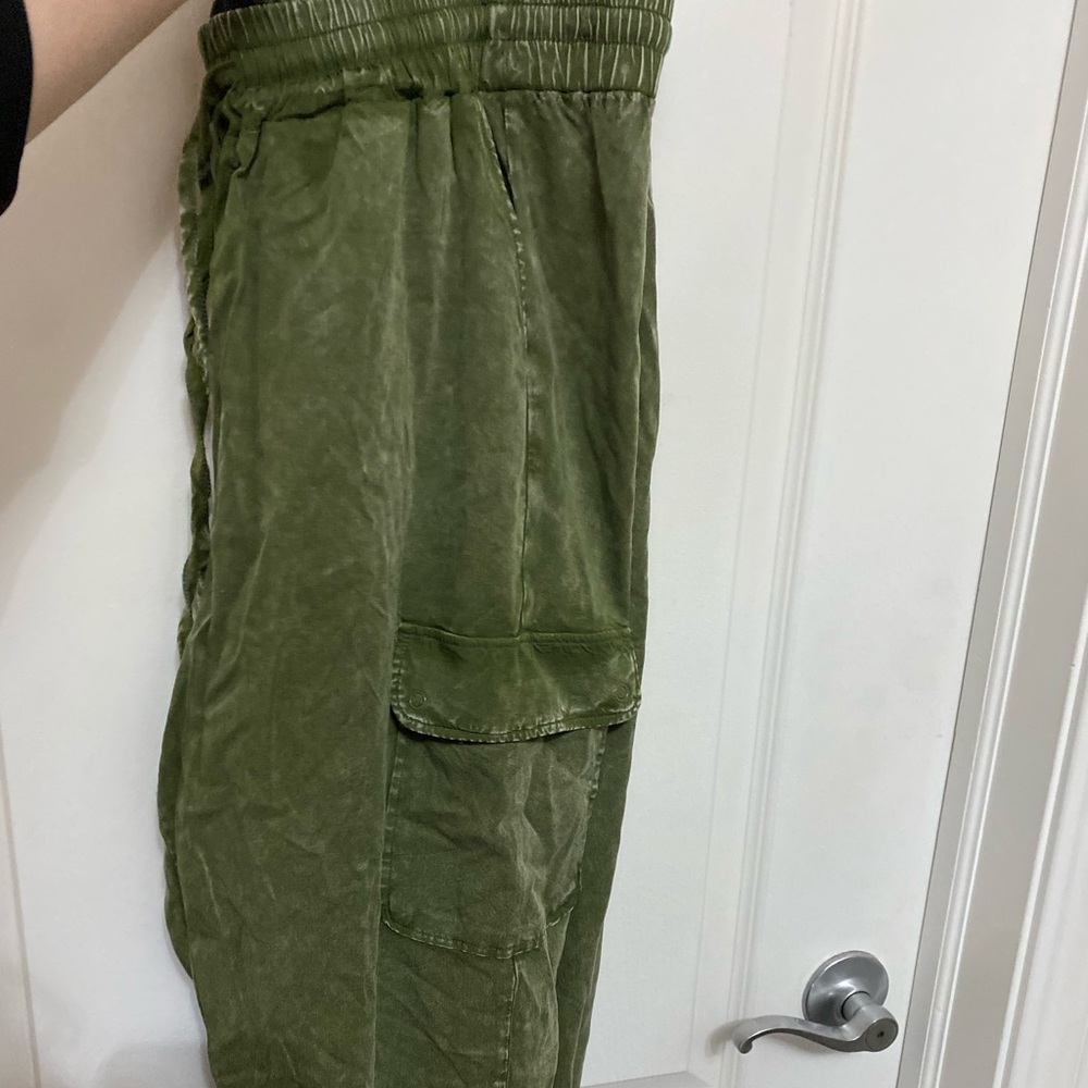 Soft,  green, Torrid, cargo style pants